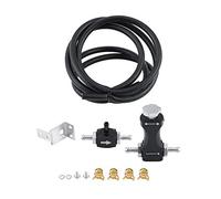 KIMISS Válvula de derivación turbo bilateral ajustable, para coches, regulador manual de sobrealimentación, compatible con motores gasolina y diésel, universal para line