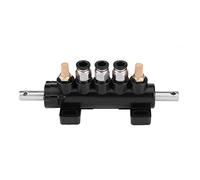 KIMISS Válvula de control de aire del coche Válvula de pedal para Tire Changer Máquina Suministros Herramienta Tipo B, Aleación de Aluminio (Blanco)(Tipo B (1))