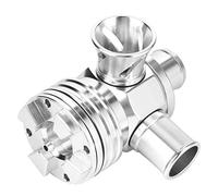 KIMISS Válvula Divisora de Descarga Turbo Ajustable, Válvula de Descarga de Recirculación Universal para Motor 1,8 T 2.7L, Aluminio Plateado BOV1022
