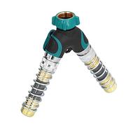 KIMISS Válvula Divisora de Manguera en Forma de Y G3/4 para Riego de Invernaderos de Césped Y Jardín, Conector de Tubería de Agua de Aleación de Zinc ABS con Boquillas Extendidas