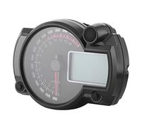 KIMISS Velocímetro Multifuncional para Motocicleta con Odómetro y Tacómetro, Pantalla LCD de 15.000 RPM - Indicador Universal para Motocicletas