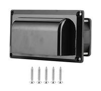 KIMISS Ventilador de escape de ventilación de ventilación lateral interior de RV Ventilador de aire para caravana de autocaravana RV - Negro 25W 12V