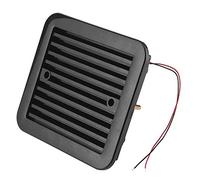 KIMISS Ventilador de refrigeración de 12 V y 4 W, ventilador de refrigeración ABS con persianas, ventilación unidireccional, extractor de aire de viento fuerte, accesorios para autocaravana,