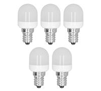 KIMISS Ventilador de Techo de Bombillas LED E12 de nergética - 5pcs Blanco Suave 1.5W 75lm - Lámparas de Escritorio de Bombillas y Lámparas de Pared (Luz cálida)