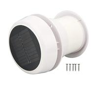 KIMISS Ventilador de Ventilación de Techo de RV, Ventilador de Escape de Techo DC12V RV, Ventilación con Energía Solar Silenciosa para Campistas, Caravanas, Barcos, Yates