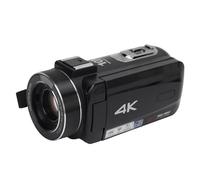 KIMISS Videocámara Digital 4K 10x Zoom Pantalla Táctil Cámara Antivibración de 6 Ejes Puerto de Zapata