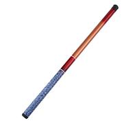 KIMISS Vidrio de Mano FRP, Varilla Telescópica Látigos de Pesca de Agua Dulce con Poste de Acero Varilla Portátil Fundición Manual Equipo de Pesca Duro (2.1M) (2.7)
