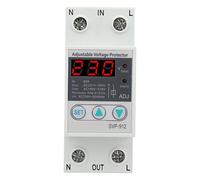 KIMISS Voltímetro de relé Protector de Sobretensión Ajustable Dispositivo de Protección de Voltaje SVP-912 con Función de Recuperación Disyuntor de relé de Voltaje Confiable y