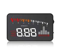 KIMISS X5 HUD para coche, pantalla 3.5 pulgadas, OBD2-X5 con alertas, universal, display proyección para conductor