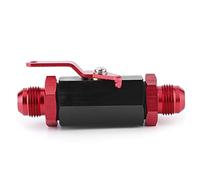 KIMISS Y974-10AN Válvula de Retención de Cierre para Tubería de AN10 - Aleación de Aluminio CNC-Mac D, Liviana, Capacidad de Activación Remota, Acabado Anodizado (rojo)