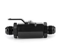 KIMISS Y974-10AN Válvula de Retención de Cierre para Tubería de AN10 - Aleación de Aluminio CNC-Mac D, Liviana, Capacidad de Activación Remota, Acabado Anodizado (BLACK)