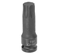 KIMISS Zócalo de Punta T80, Adaptador de Zócalo de 1/2" Llave de Impacto de Aire con Cabezal de Estrella, Herramientas de Reparación de Automóviles + de Punta de Impacto de 6 Puntos (T90)