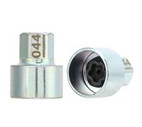 KIMISS Zócalo de Tuerca Antirrobo, Perno de Cubo, Llave de Bloqueo de Rueda, Reemplazo de Enchufe de Tuerca Antirrobo para 1 3 5 6 7Series X1 X2 X3 X4 X5 X6 Z4 052 (044)