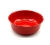 Kimmel Cuenco de 200 ml para cereales, postres, helados o sopa, plástico reutilizable, vajilla infantil, color rojo