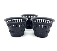 Kimmel Macetero Decorativo, 12 cm, Gris, Juego de 3 para macetas, macetas y orquídeas