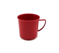 Kimmel Taza infantil reutilizable irrompible, 180 ml, plástico, color rojo