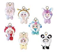 KIMMON Peluche Coleccionable Blind Box - Serie Dreams of The Wilderness, articulable, 6 Figuras + 1 Secreta, 16-17 cm - 1 Unidad aleatoria (Deqube 920D00311)