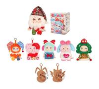 KIMMON Peluche Coleccionable Blind Box - Serie Happy Occasions, Celebraciones Festivas, 6 Figuras + 2 secretas, 18 cm - 1 Unidad aleatoria (DEQUBE 920D00351)