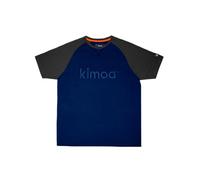 KIMOA - 3D Embroidered T Shirt Dark Ink - Camiseta Hombre, Camisetas Manga Corta Hombre - S - Blue_Dark