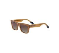KIMOA - Deptford Milky Camel - Gafas de Sol Hombre Polarizadas, Gafas de Sol Mujer Polarizadas - Talla Única - Gafas Cuadradas Camel y Lente Marrón Oscuro Ahumado - 100% Bio Acetato