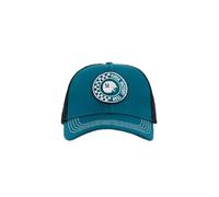 KIMOA - Gorra Trucker Racing Patch - Gorra, Gorras de Hombre Verano, Gorra Mujer - Gorra Trucker Hombre - Material Reciclado, Ajustable, Talla Unica - Azul
