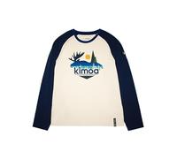 KIMOA - Multi Moose - Camiseta Manga Larga Hombre, Camisetas para Hombres - XS - Beige