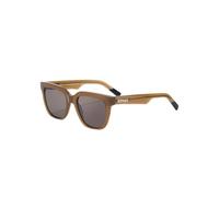 KIMOA - Tribecca Milky Camel - Gafas de Sol Hombre Polarizadas, Gafas de Sol Mujer Polarizadas - Talla Única - Gafas Cuadradas Camel y Lente con Negro Ahumado - 100% Bio Acetato