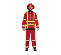 Kimokawaii Disfraz Bombero Talla M/L TAMAÑO Adulto