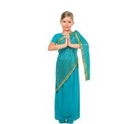 Kimokawaii DISFRAZ DE BOLLYWOOD TURQUESA INFANTIL (5-6 AÑOS)