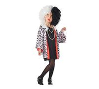 Kimokawaii Disfraz de Cruela Niña (5-6 años)