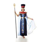 Kimokawaii DISFRAZ DE EGIPCIA FARAONA TERCIOPELO AZUL Talla XS