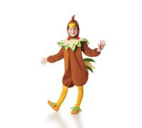 Kimokawaii Disfraz DE GALLINA Marron 7-9 años