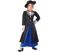 Kimokawaii DISFRAZ DE MARY POPPINS INFANTIL (7-9 AÑOS)