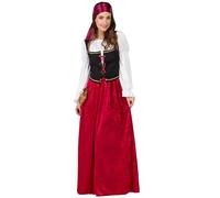 Kimokawaii Disfraz de Mesonera Medieval Adulta