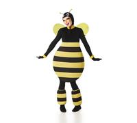 Kimokawaii DISFRAZ DE MUJER ABEJA RECHONCHA Talla XXL