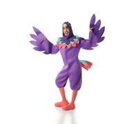 Kimokawaii DISFRAZ DE PÁJARO GUACAMAYO MORADO Talla ML