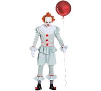 Kimokawaii Disfraz de Payaso Malo Adulto (T-S)