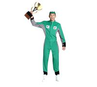 Kimokawaii Disfraz de Piloto Verde Adulto (T-XL)