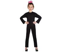 Kimokawaii Mono de punto Negro Infantil (5-6 años)