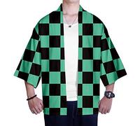 Kimono Estampado Cardigan Camisa Cosplay Tshirt Japonés Elegante Kimono Albornoz Verano Pijamas Kamado Tanjirou Kamado Nezuko Agatsuma Zenitsu Tomioka Giyuu