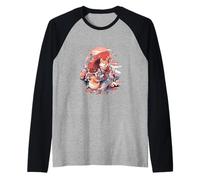 Kimono Inu Shiba para Amante Shiba Inu - Kawaii Shiba Inu Camiseta Manga Raglan