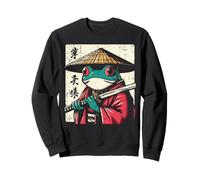 Kimono japonés de Rana Samurai Ukiyo-e Art para Hombres, Mujeres y niños Sudadera