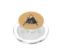 Kimono japonés Samurai Shiba Inu Ukiyo E PopSockets PopGrip para MagSafe