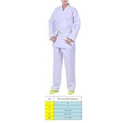 Kimono Jiu Jitsu Trajes de Judo for hombres y mujeres, conjunto de uniforme de Karate, deportes for adultos, ropa de entrenamiento marcial, ropa deportiva for práctica de enseñanza para Hombres(L)