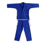 Kimono Jiu Jitsu Trajes de Judo, uniforme de Jujutsu brasileño azul y blanco, traje de entrenamiento de Judo for adultos, conjunto de camisa y pantalones de Karate de Taekwondo para Hombres(Blue,175cm