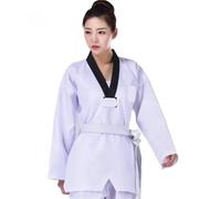 Kimono Jiu Jitsu Trajes de Judo, uniforme de Taekwondo, traje de entrenador for adultos, ropa de competición de entrenamiento de Karate y Judo, disfraces Unisex de Kung Fu para Hombres(White,160cm)
