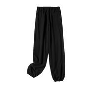Kimono Jiu Jitsu Uniforme de Kung Fu, trajes de artes marciales for mujer, ropa de Tai Chi, traje de Wing Chun de manga larga for ejercicios matutinos(Black Pant,M)