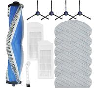KimSin accesorios para Ecovacs Deebot N20 Pro Plus / N20 / N20 Plus piezas de repuesto de robot aspirador,1 cepillo rodillo + 2 hape filtros + 6 paños mopa + 4 cepillos laterales + cepillo