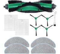 KimSin Accesorios para iRobot Roomba Combo Essential/Vac Essential Y0110 Y0112 Y0140 Q0110 Q0120 105 Combo, Robot Aspirador, Cepillo Rodillo + 2 hepa filtros + 4 paños mopa + 4 cepillos Laterales