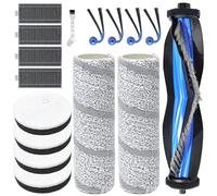 KimSin Piezas de repuesto para Ecovacs Deebot X11 OmniCyclone aspiradora robot, 1 cepillo principal, 2 cepillo de rodillo, 4 filtros de algodón, 4 filtros, 4 cepillos laterales.